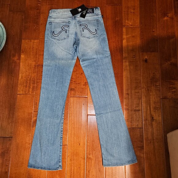 ROCK & REPUBLIC Kassandra Bootcut Jeans - Size 6M - Picture 3 of 6